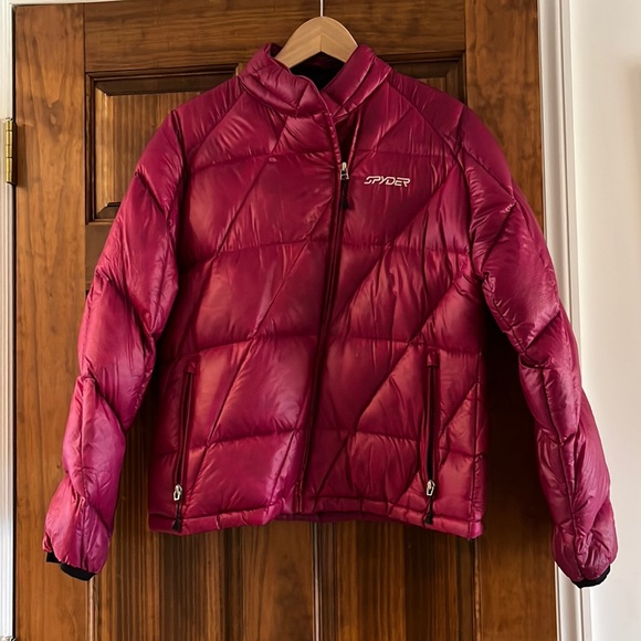SPYDER Ladies Pink/Red Lightweight Winter Jacket (Small - 10) - Picture 1 of 5